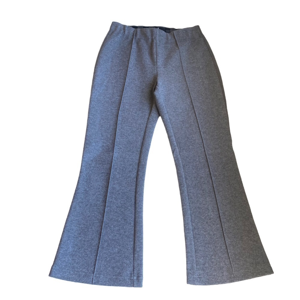 NWOT Lulu’s Brylee Heather Grey Marled Knit Trouser Pants - Picture 8 of 9